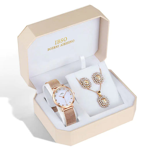 New Watch Jewelry Set